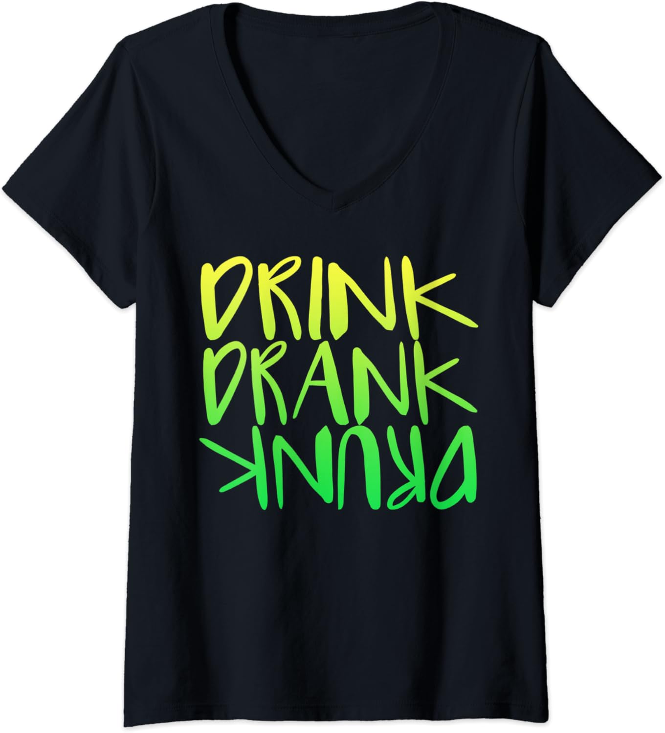 Womens Drink Drank Drunk Funny Grammar Verb